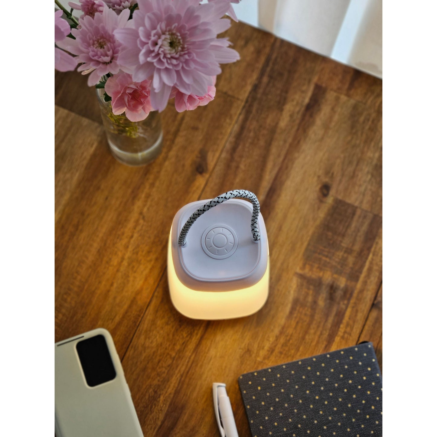 Lampe Leuchte kleine Tischleuchte LED Camping dimmbar tragbar batteriebetrieben