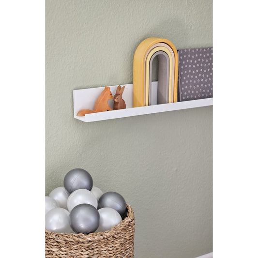 Fotoleiste Bilderleiste Schweberegal Holzregal Wandregal Regale Wandboard weiß 58cm