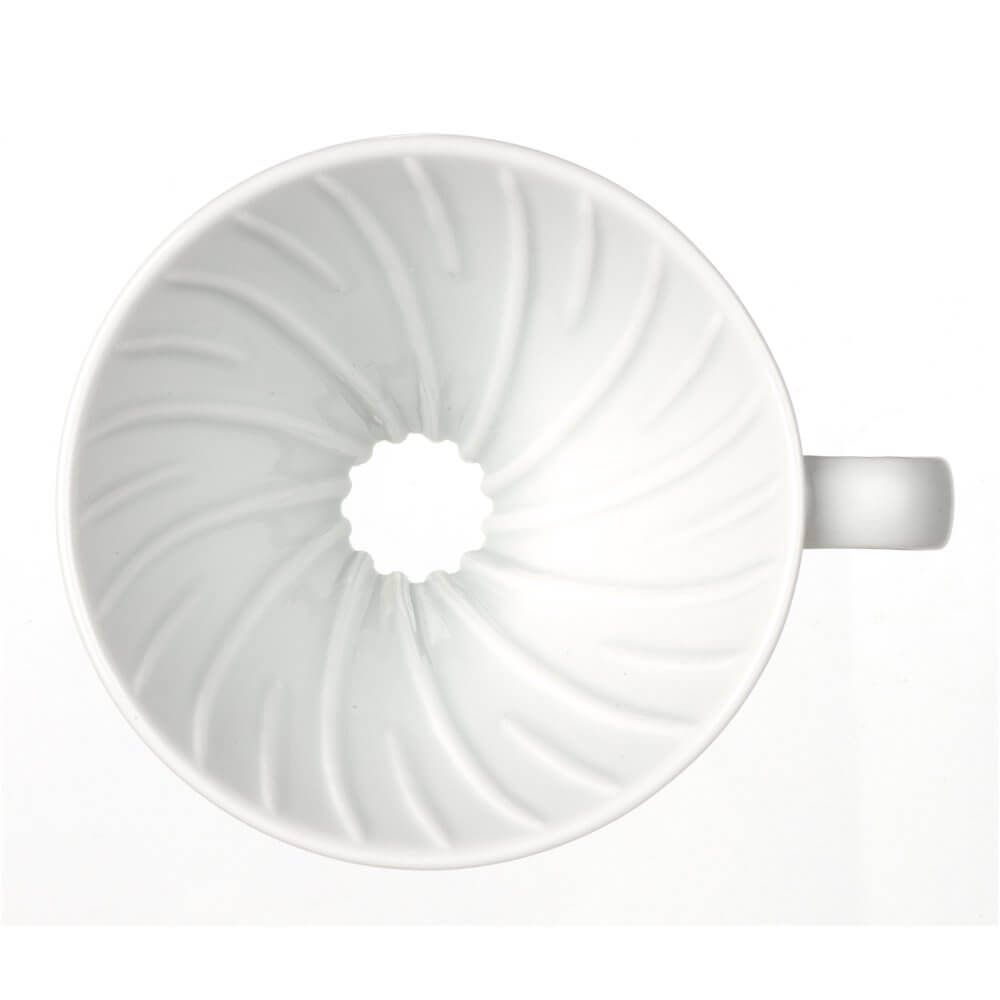 Hario V60-01 Ceramic Dripper – Classic Pour-Over Coffee Brewer