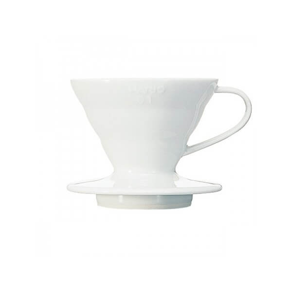 Hario V60-01 Ceramic Dripper – Classic Pour-Over Coffee Brewer