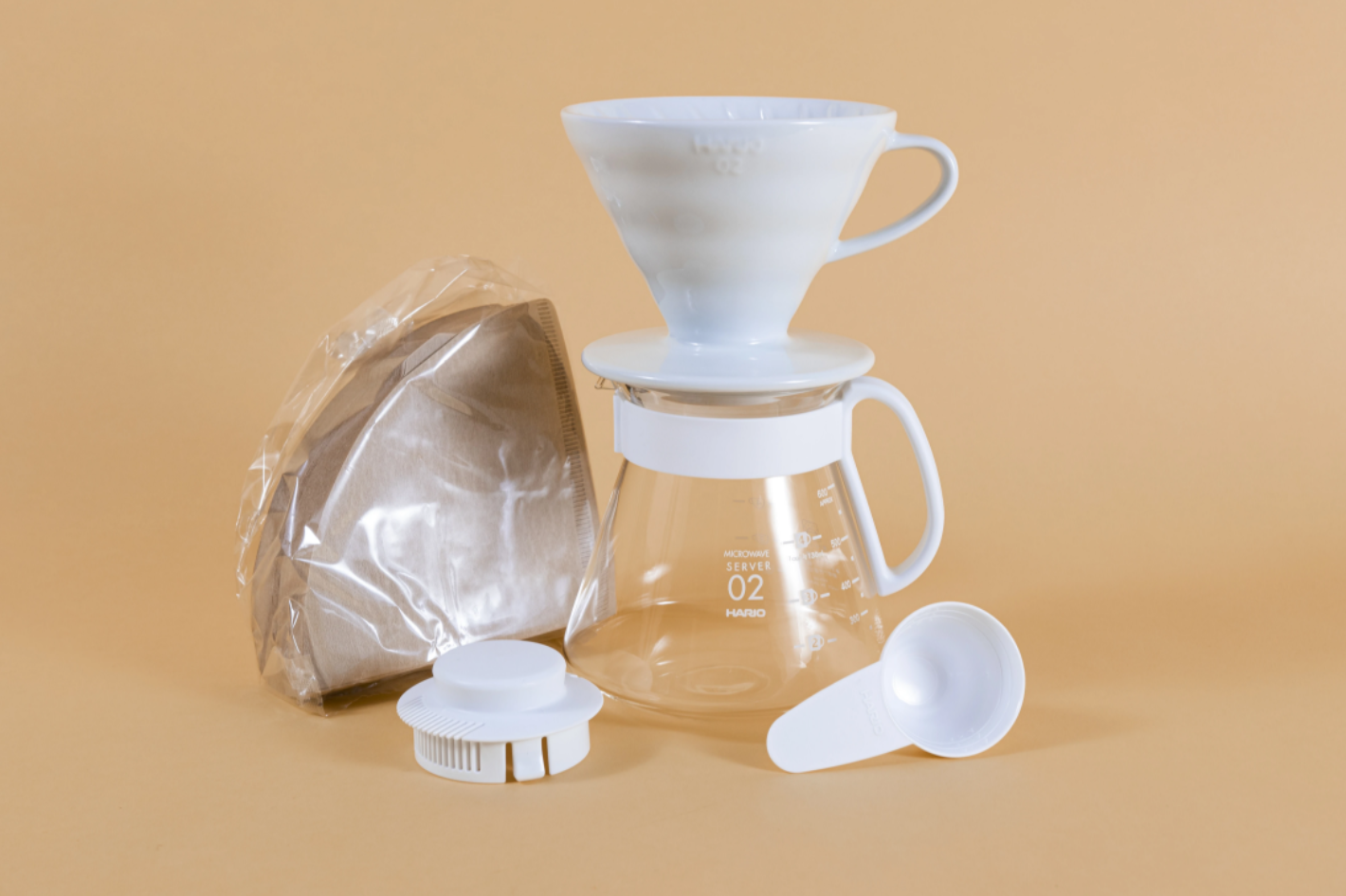 Hario V60-02 Pour Over Kit – Complete Brewing Set for Specialty Coffee