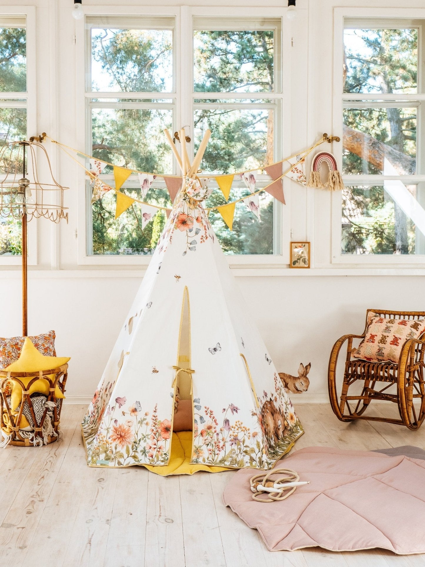 "Wildflowers" Teepee: Das perfekte Abenteuerzelt für Kinder