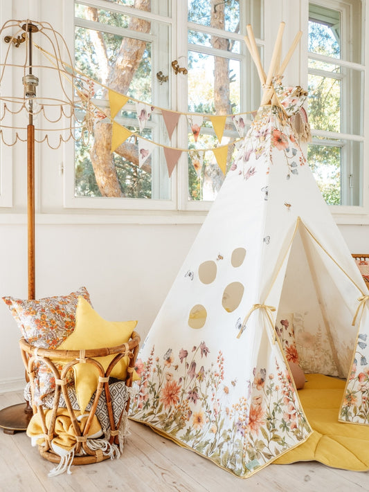 "Wildflowers" Teepee: Das perfekte Abenteuerzelt für Kinder
