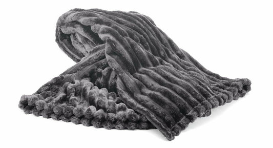 Breitcord Wohndecke XL 150 x 200 cm » dicke Kuscheldecke von 1000 Gramm » Couchdecke » Glitzer Decke