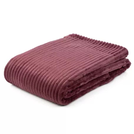 Breitcord Wohndecke XL 150 x 200 cm » dicke Kuscheldecke von 1000 Gramm » Couchdecke » Glitzer Decke