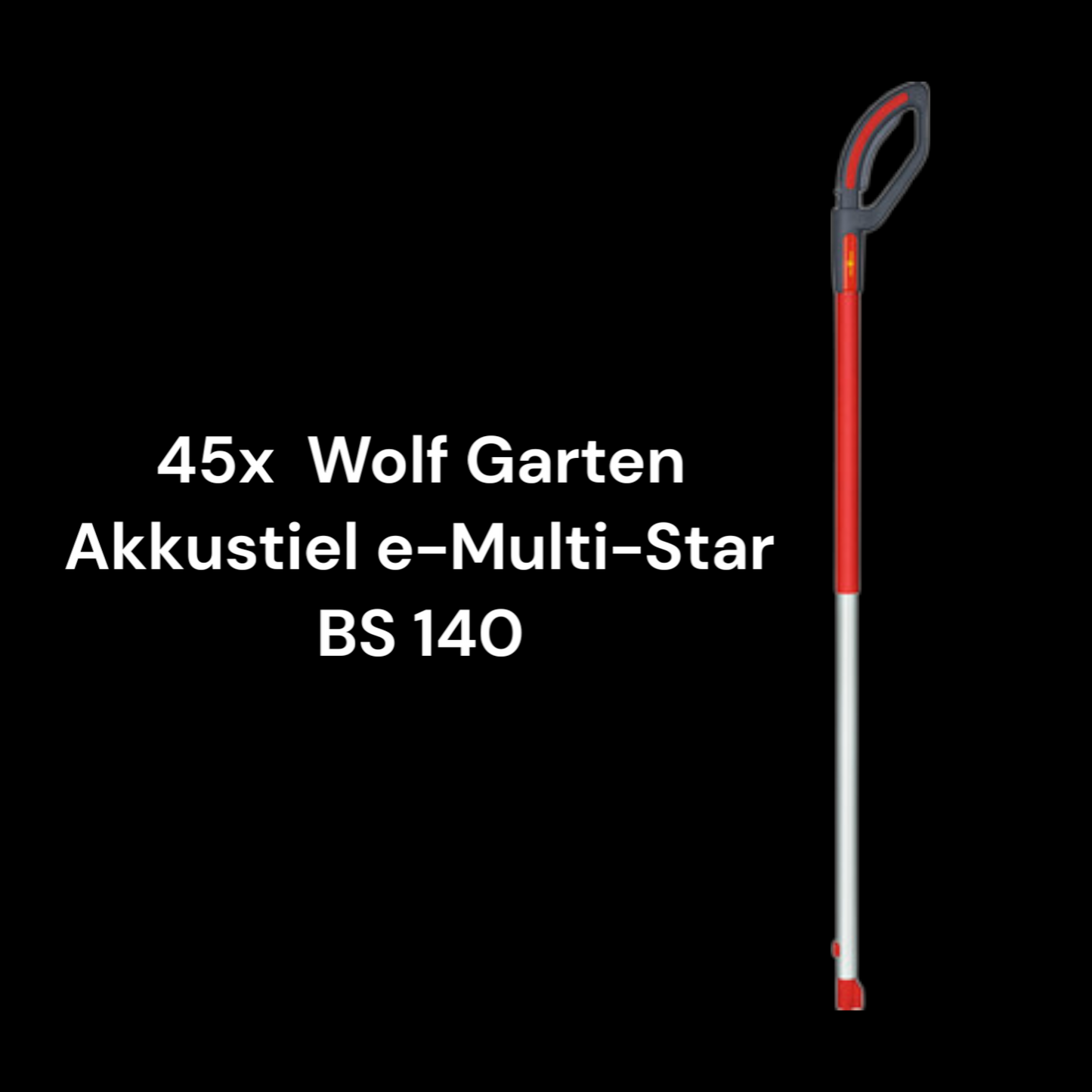 B-lager 45x tilboð Wolf Garten rafhlöðuhandfang E Multi Star Bs 140 EM varahlutur
