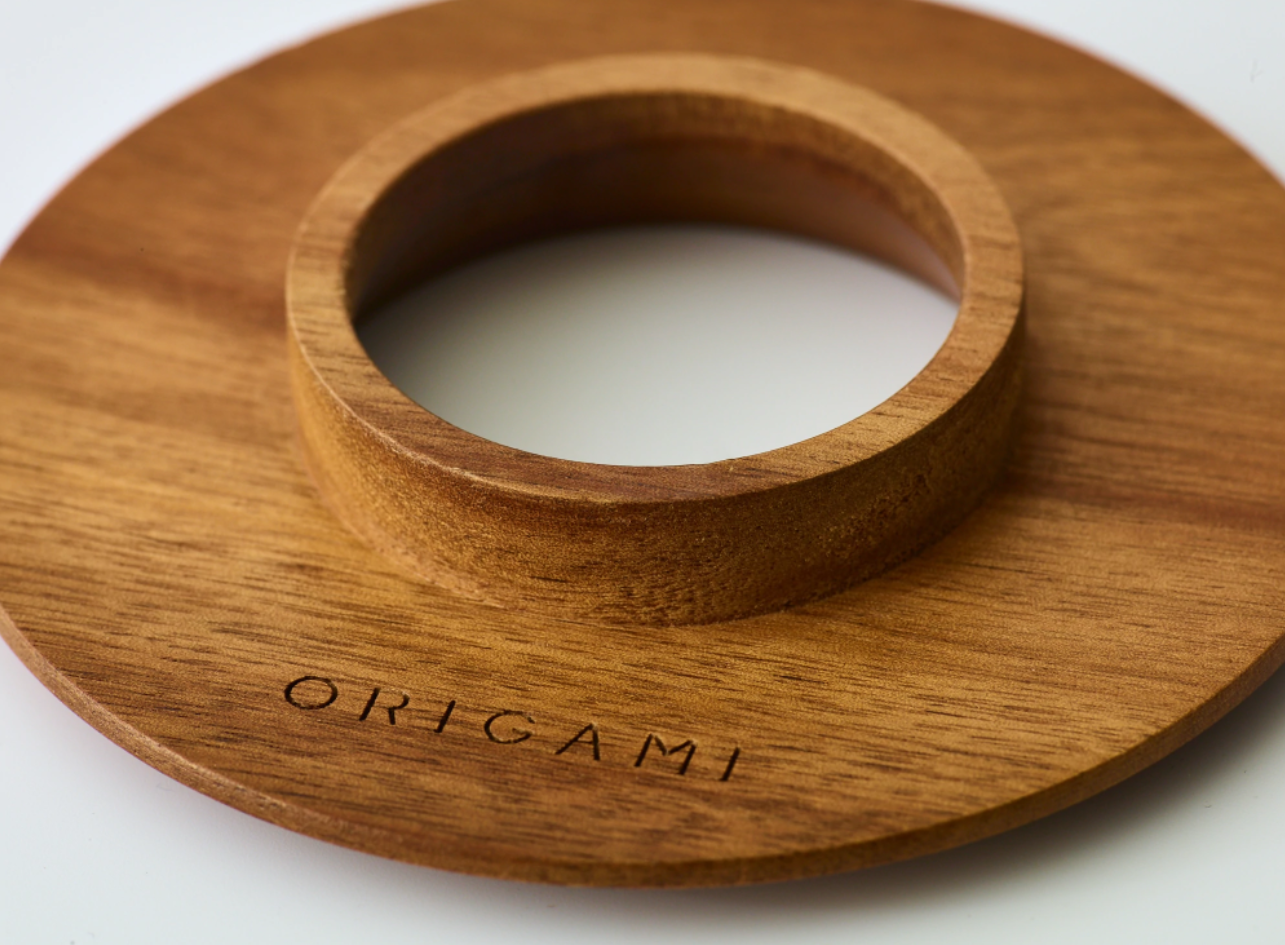 Origami Wooden Holder