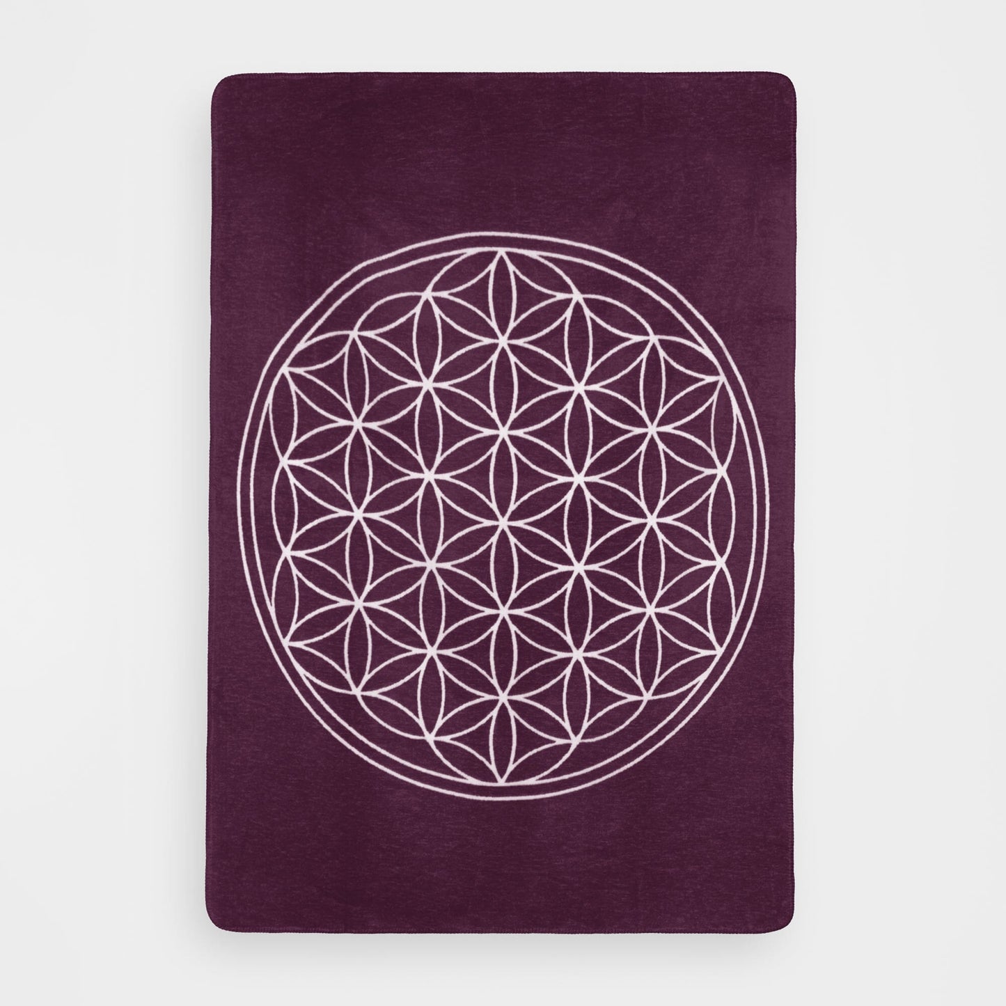 Yogadecke Blume des Lebens - regional hergestellt