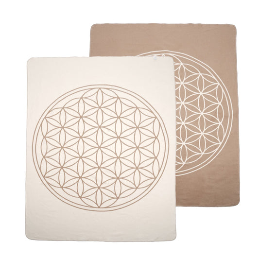 Yogadecke Blume des Lebens - regional hergestellt