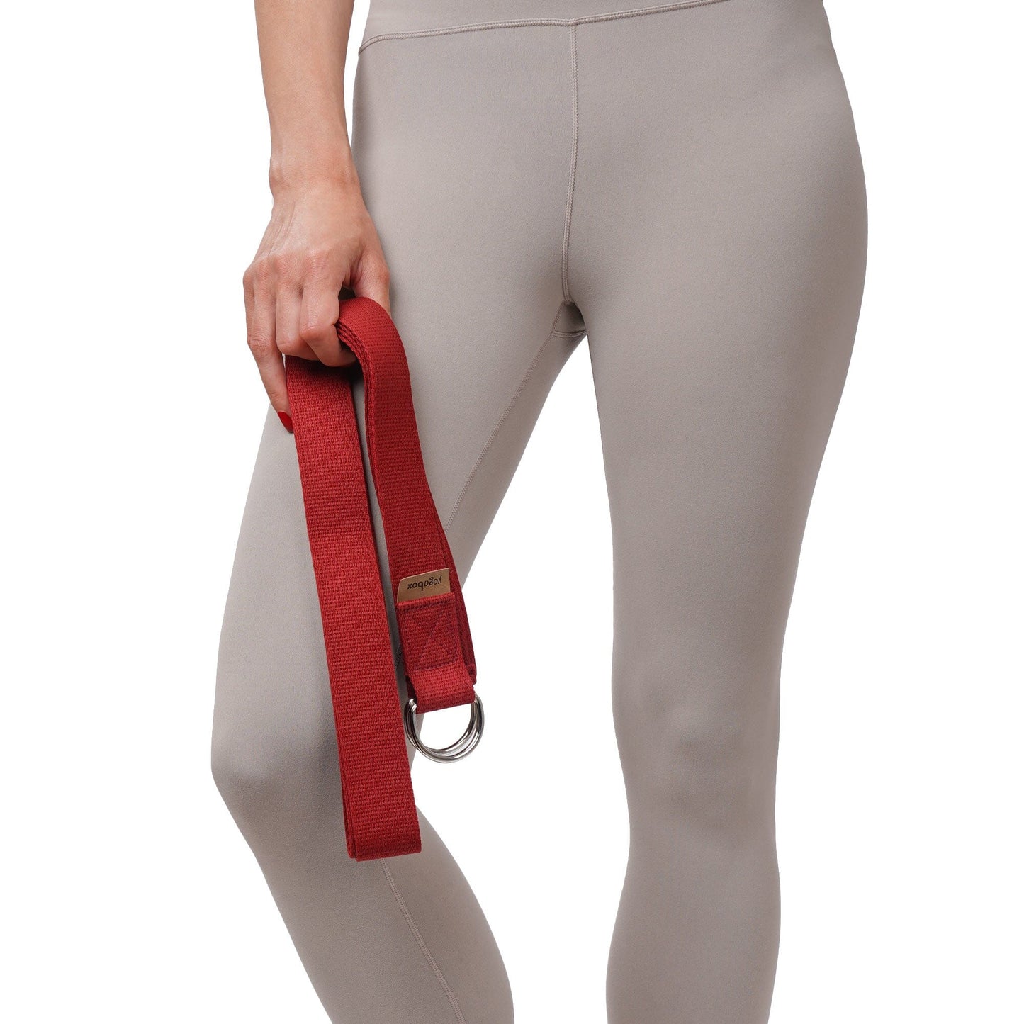 Yogagurt mit Verschluss aus zwei D-Ringen - regional hergestellt