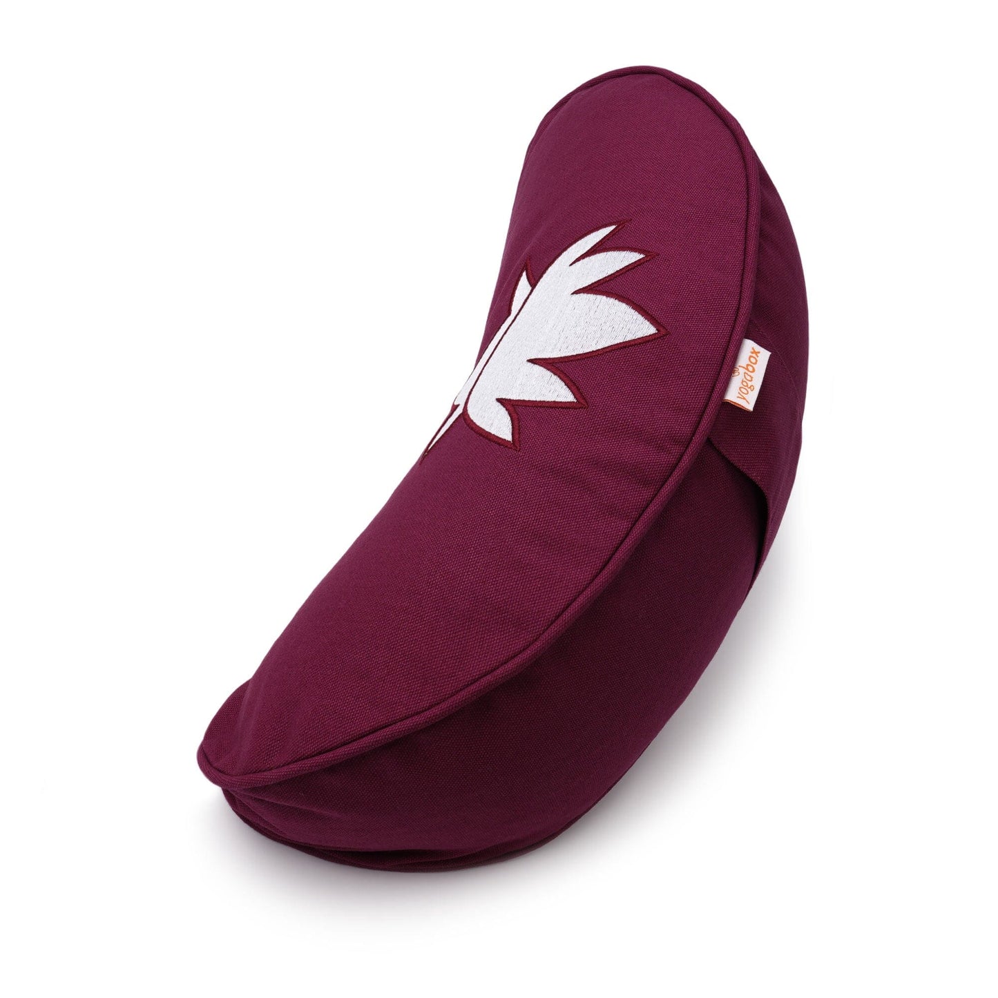 Yogakissen Halbmond BASIC Lotus Stick weiß