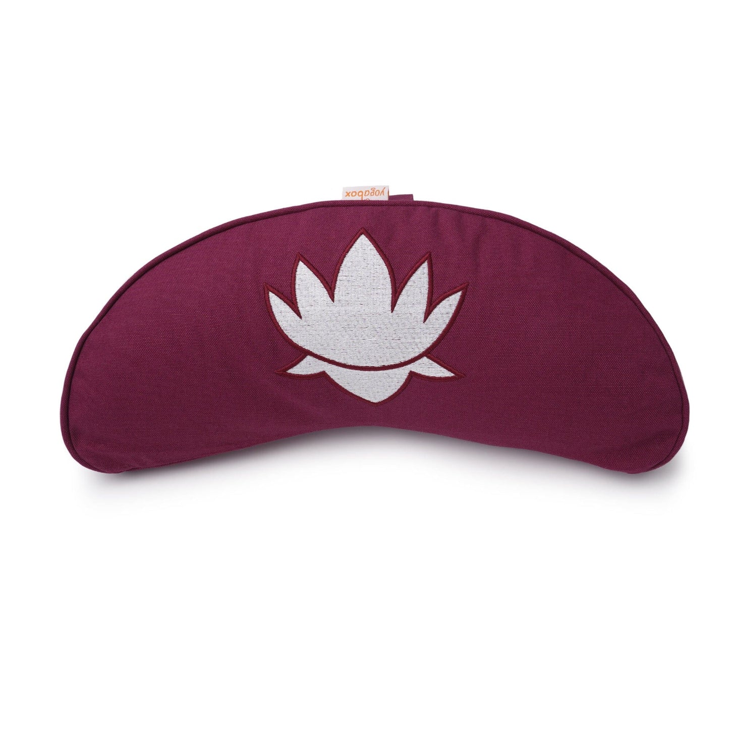 Yogakissen Halbmond BASIC Lotus Stick weiß