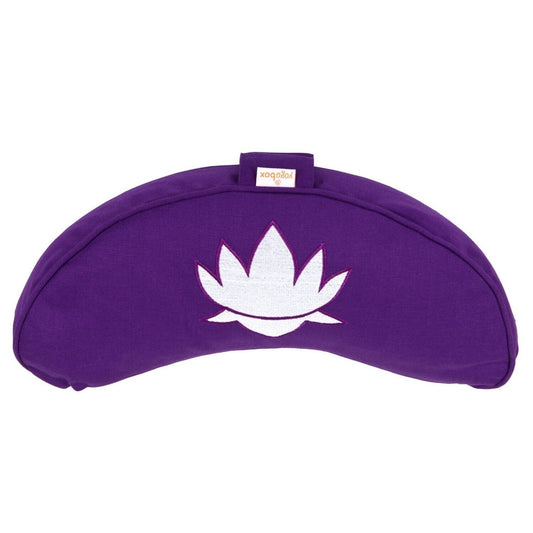 Yogakissen Halbmond BASIC Lotus Stick weiß