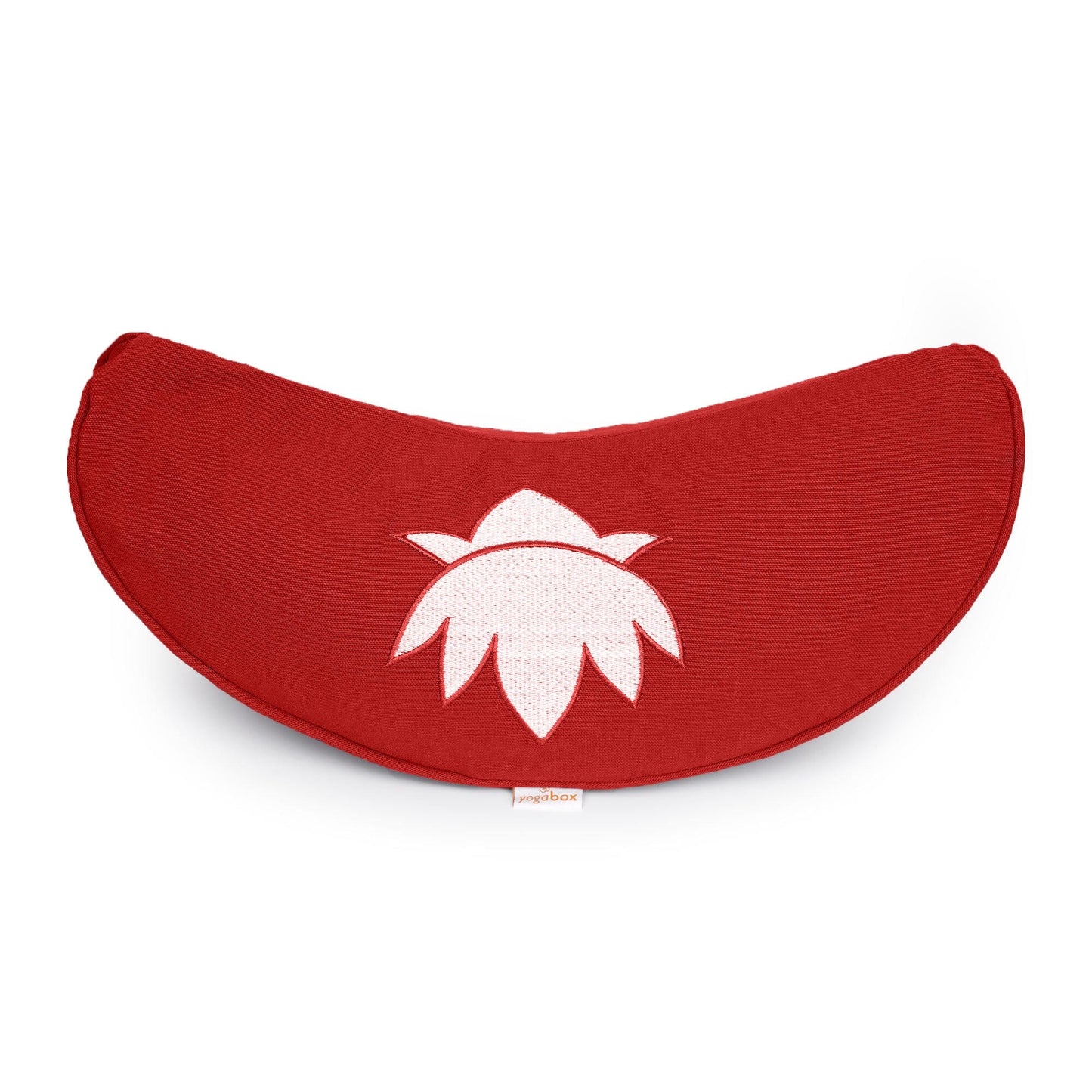 Yogakissen Halbmond BASIC Lotus Stick weiß