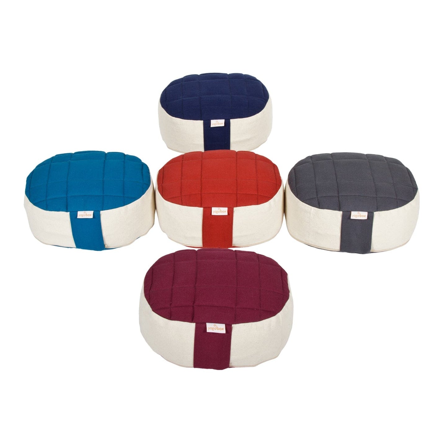 Yogilino® Reise Meditationskissen mini oval Premium