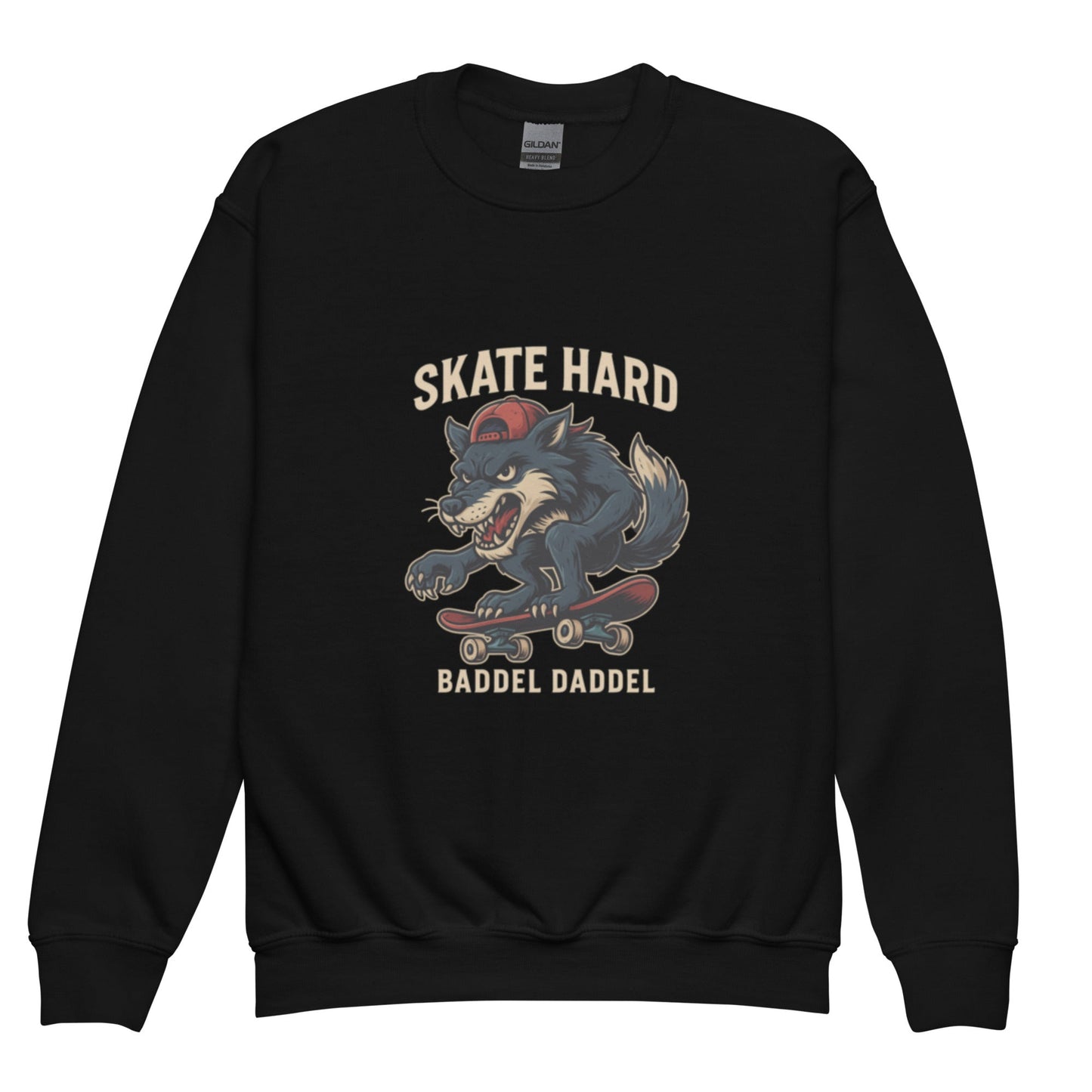 Pullover Werwolf Skater – Stark, wild & gemütlich im Baddeldaddel Design!