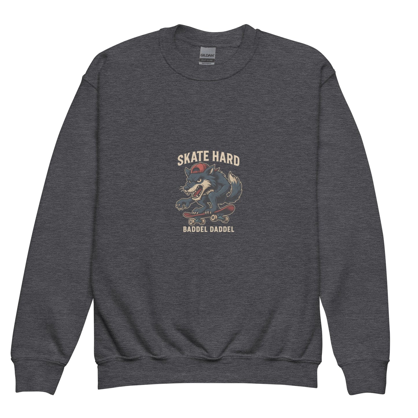 Pullover Werwolf Skater – Cool, kraftvoll & wild im Baddeldaddel Design!