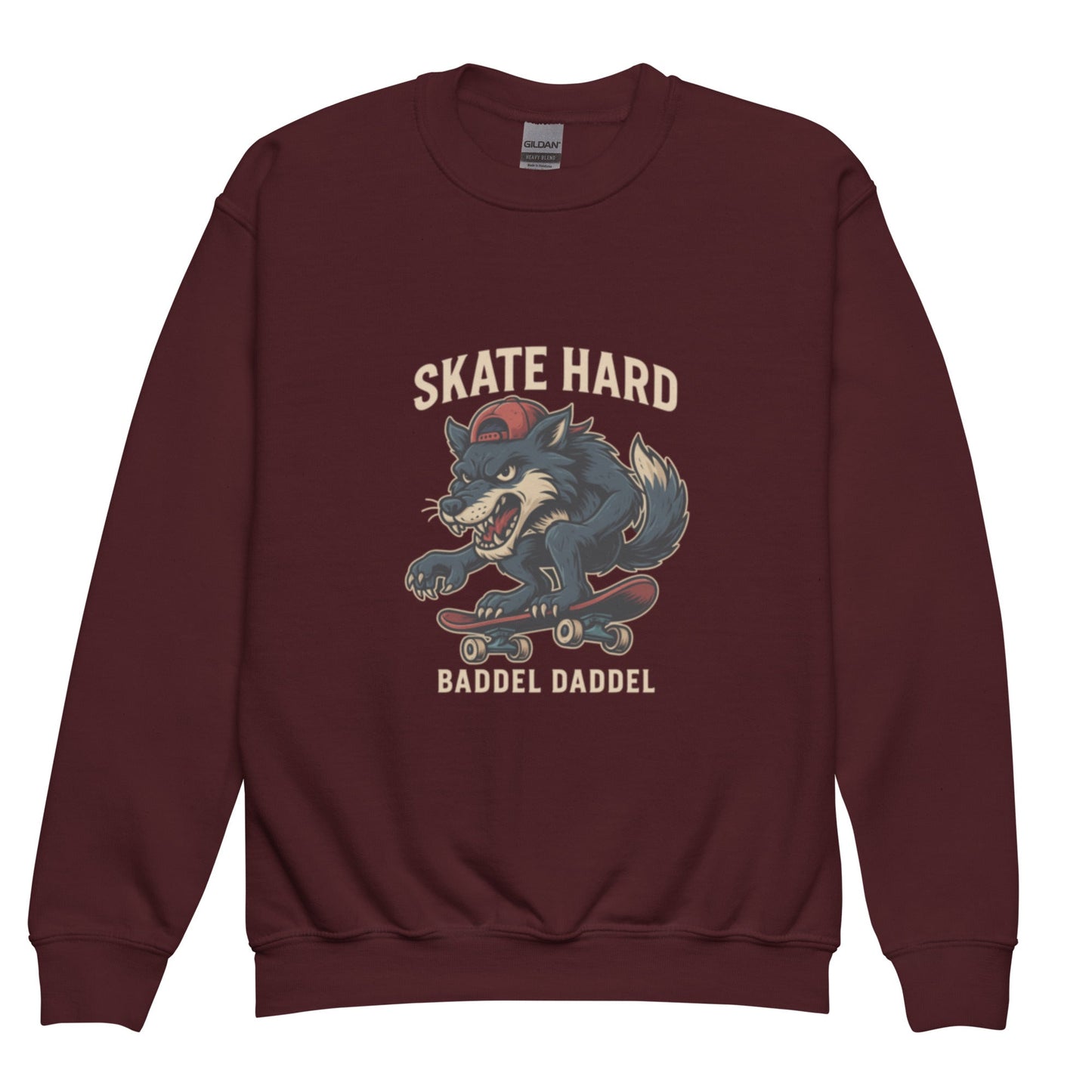 Pullover Werwolf Skater – Stark, wild & gemütlich im Baddeldaddel Design!