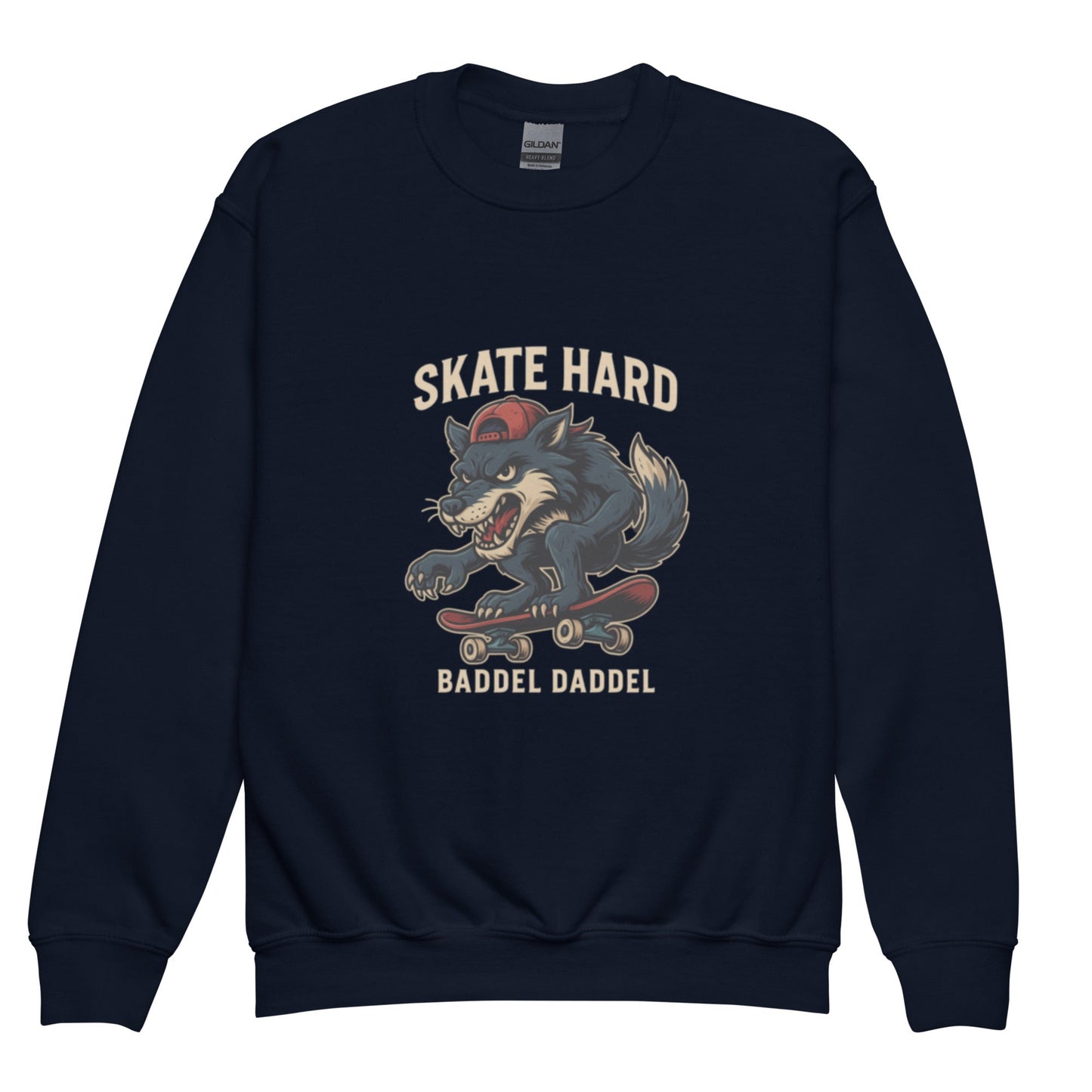 Pullover Werwolf Skater – Stark, wild & gemütlich im Baddeldaddel Design!