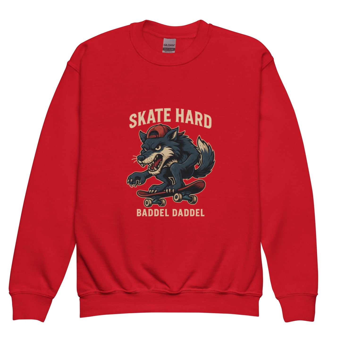 Pullover Werwolf Skater – Stark, wild & gemütlich im Baddeldaddel Design!