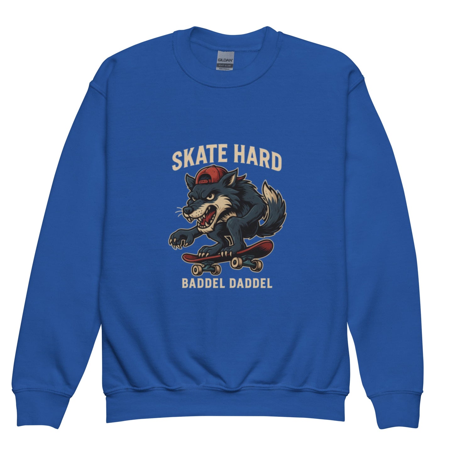 Pullover Werwolf Skater – Stark, wild & gemütlich im Baddeldaddel Design!