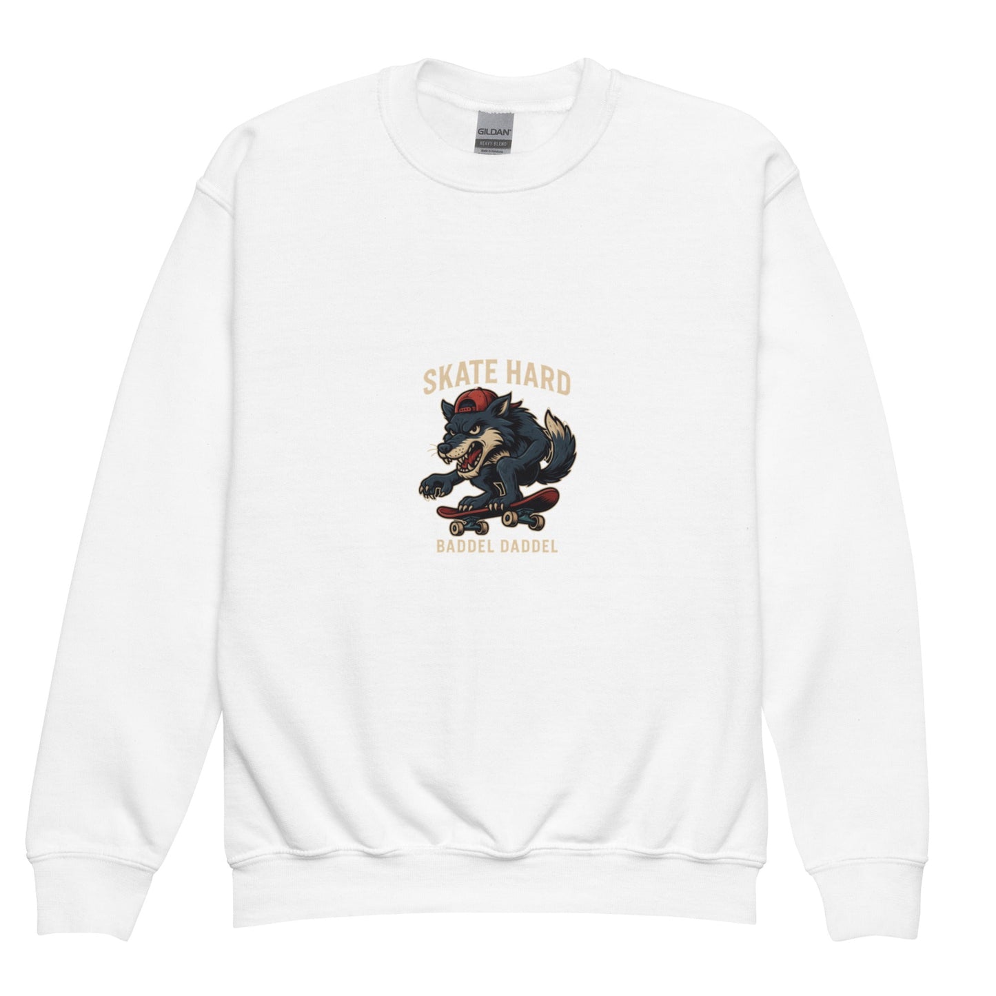 Pullover Werwolf Skater – Cool, kraftvoll & wild im Baddeldaddel Design!