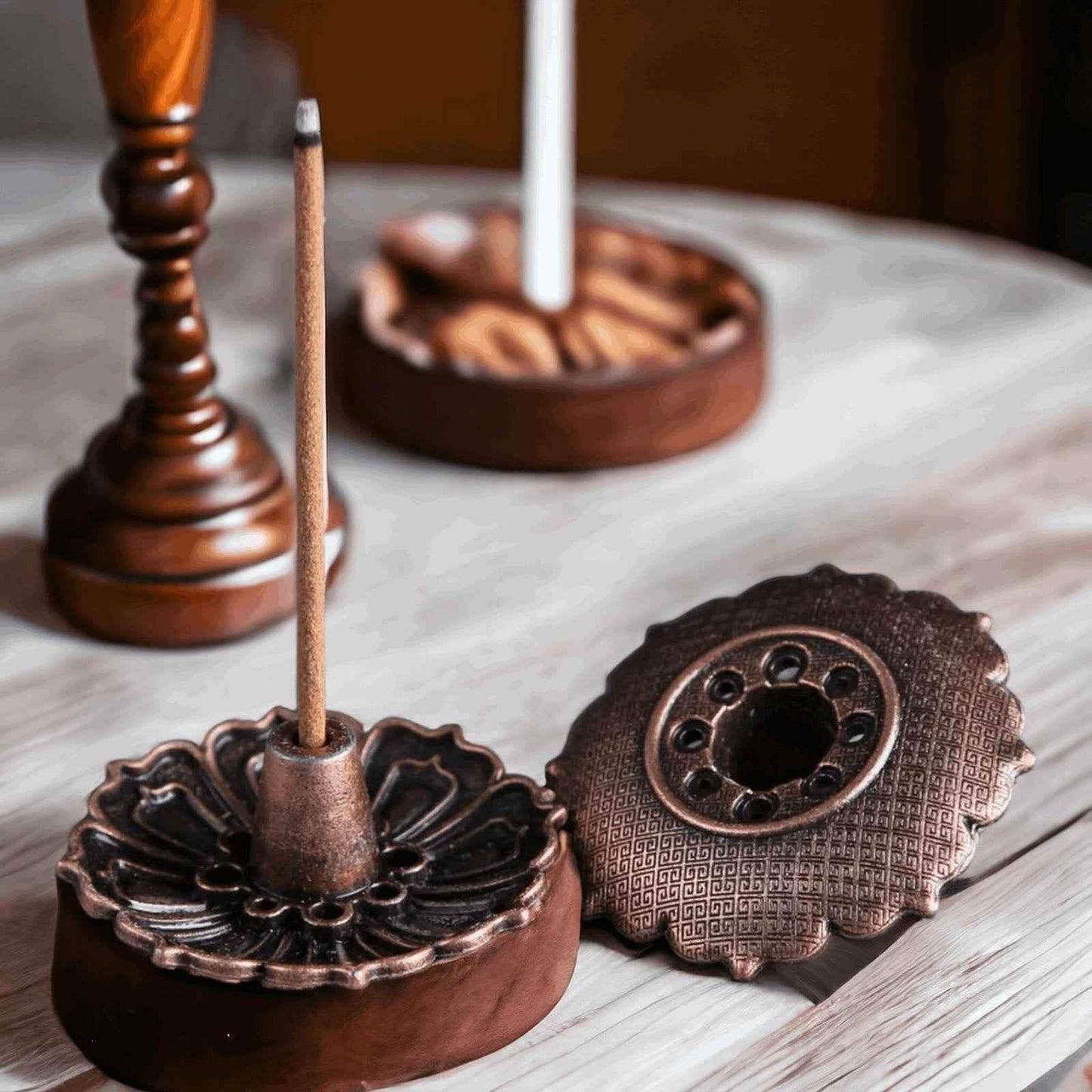 Lotus Räucherstäbchenhalter – Zen-Aromatherapie für unterwegs, handlich & stilvoll